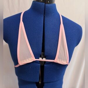 Micro mesh bikini top